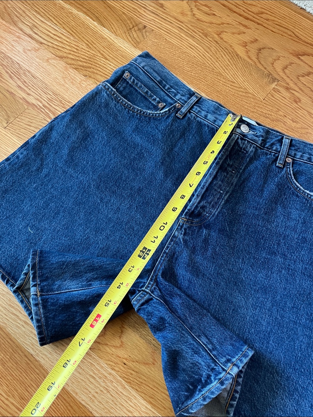 Agolde Dame Short High Rise Baggy Size 33 NWT - Picture 6 of 12